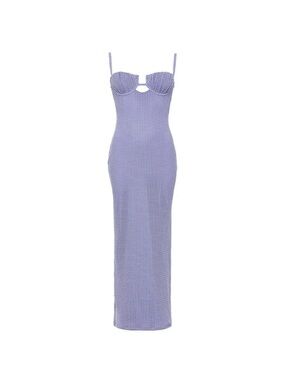Montce Lavender Crochet Maxi Dress